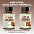 Organic Ceylon Cinnamon Capsules, Non-GMO Vegan Supplements for Inflammation Balance, 60 Caps