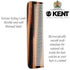 Kent A FOT Handmade All Fine Tooth Saw Cut Beard Comb, Pocket & Travel Comb
