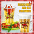 Havawish 100 12 oz Summer Pcs Crawfish Cups Bulk, Clear Plastic Tumblers, Birthday Party Cups for Crawfish Boil