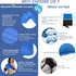 Atsuwell Shoulder Ice Pack - Reusable Gel Ice Wrap for Shoulder Injuries, Pain Relief, Bursitis, Tendonitis, Blue