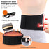 SONGBIRDTH Back Heating Waist Pad, Electric Waist Support Vibration Massage Lower Back Pain Lumbar Spine Cramps