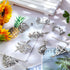 Syhood 8 Pcs Vintage Knot Viking Celtic Hair Clips, Retro Silver Metal Barrette Hairpins for Women