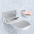 Wall Mount Foot Rest Space Aluminum Non Slip Pedal for Entryway, Hallway, and Bathroom, Foldable Design Easy