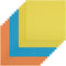 Magic Clean Cellulose Sponge Cloths - 4 Packs of 3 (Total 12 Sponge Cloths) in Yellow, Blue, Orange