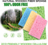 Compressed Cellulose Kitchen Sponges 24 Pack, Non-Scratch Biodegradable Natural Sponge Scrub for Dishes Cleaning