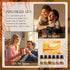 Set (6x10ML) RAINBOW ABBY Fragrance Oil Gentlemen's - Leather, Bay Rum, Teakwood, Cedar, Sweet Tobacco, Sandalwood