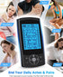homchy 24 6 TENS Unit Muscle Stimulator, Modes Dual Channel TENS EMS Machine for Muscle Tension and Back Relief