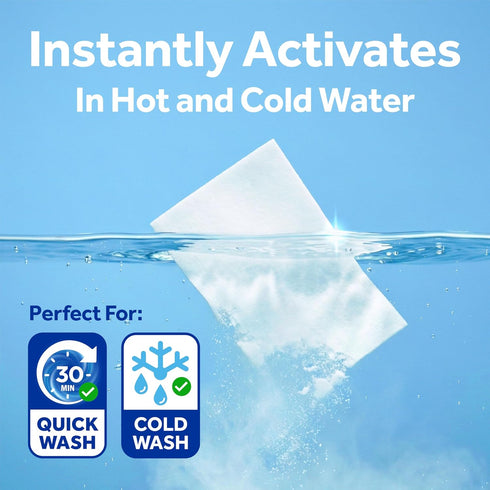 Packaging, 60 Count Fragrance Free Laundry Detergent Sheets | Clothes Detergent Laundry Soap Sheets for Travel