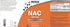 Now NAC 600 mg - 400 Veg Capsules, N-Acetyl Cysteine with Selenium