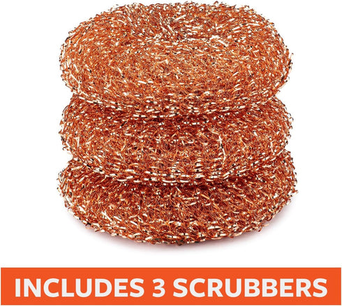Full Circle Lucky Scrubber - Set of 3 Copper Scrubbers