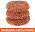 Full Circle Lucky Scrubber - Set of 3 Copper Scrubbers