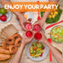 wlilupah 240 Set 80 80 80 Disposable Plastic Cutlery Forks and Spoons and Knifes for Home Office School Party Picnics
