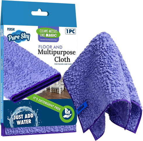 Pure-Sky Magic Deep Clean Cleaning Cloth – Just Add Water, No Detergents Needed - Multipurpose Ultra Microfiber Cloth