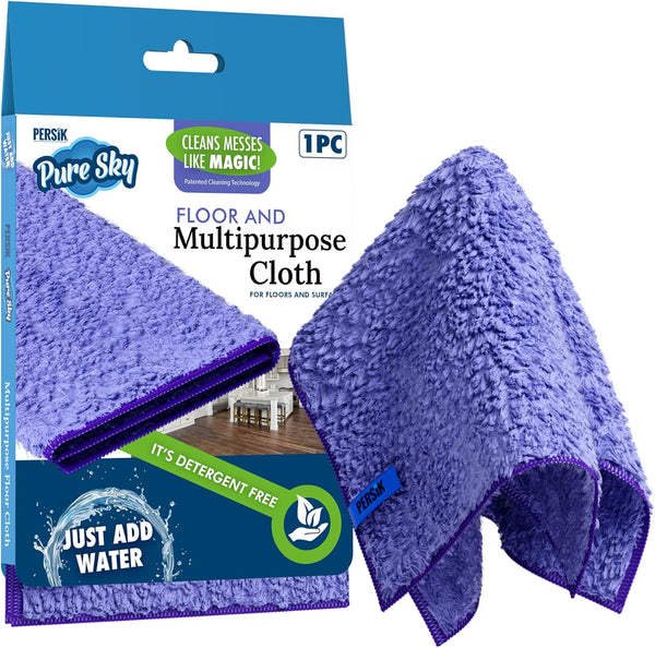 Pure-Sky Magic Deep Clean Cleaning Cloth – Just Add Water, No Detergents Needed - Multipurpose Ultra Microfiber Cloth