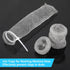 200 Pack Washing Machine Lint Traps, Stainless Steel Lint Catcher for Washer Hose Drain