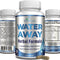 Water Away Gentle Herbal Diuretic, Natural Diuretic Water Pills for Bloating Relief, 60 Capsules with Dandelion Leaf