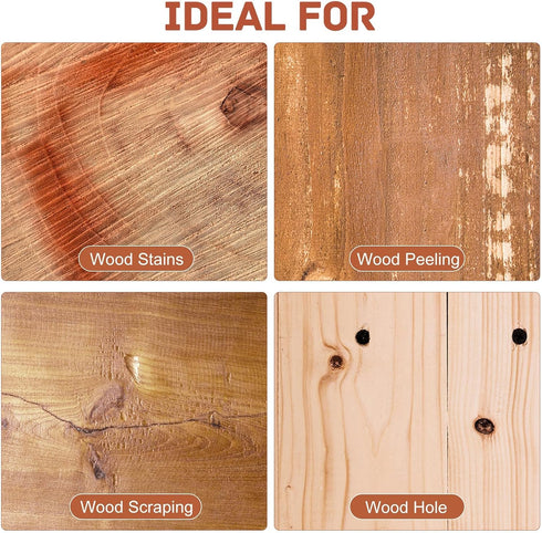SEISSO Wood Filler Stick - 18 Colors for Furniture Scratch Repair, Perfect for Hardwood Floors & Tables