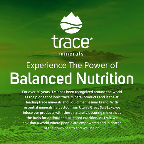 Trace Minerals Power Pak Electrolyte Powder Packets - 30 Packets - 1200 mg Vitamin C, Zinc, Magnesium