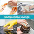 10PCS Natural Biodegradable Sponges for Dishes - Eco-Friendly Non-Scratch Kitchen Cleaning Sponge
