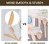 Disposable Bamboo Cutlery Set, 200 Pieces (100 Forks, 50 Spoons, 50 Knives), Eco-Friendly Biodegradable for Party