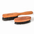 ZilberHaar Pocket Mustache and Beard Brush, Soft Boar Bristles, Pearwood, Made in Germany