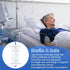 5 Pack 33.8oz/1000ml Leg Bag Urinary Drainage Bag with Cloth Straps, Catheter Leg Bags with Anti Reflux Valve for Men