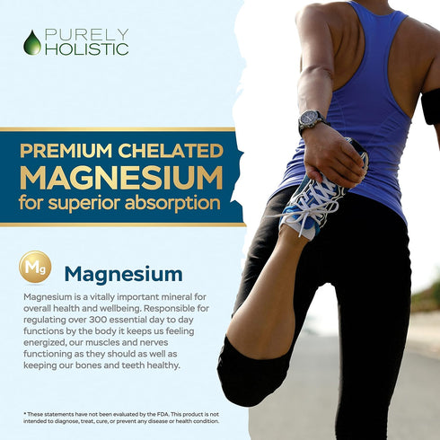 Magnesium Glycinate 400mg - 270 Tablets, Highly Bioavailable Elemental Magnesium for Sleep, Stress Relief