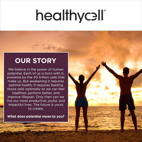 Healthycell Telomere Length Anti Aging Supplement with Cats Claw for DNA Repair, 30 Gel Packs