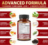 7 in 1 Turmeric Curcumin + Apple Cider Vinegar Capsules, Equivalent to 4080mg, 3 Month Supply with Ashwagandha, Ginger, Garlic Bulb, 95% Standardized Curcuminoids, Joint & Absorption Support
