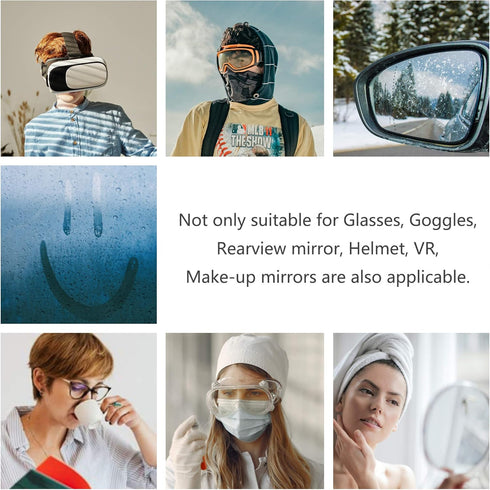 LifeArt 700 (1 Pack) Anti Fog Cloth for Eyeglasses, Microfiber Cleaning Cloth for Screen, Goggles and Ski Masks, Nano