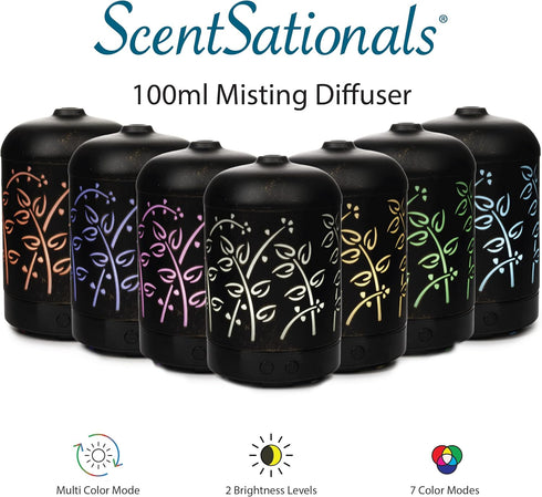 Scentsationals Eclectic Diffuser Collection 100ML - Scented Essential Oils for Electric Fragrance Home Air Freshener