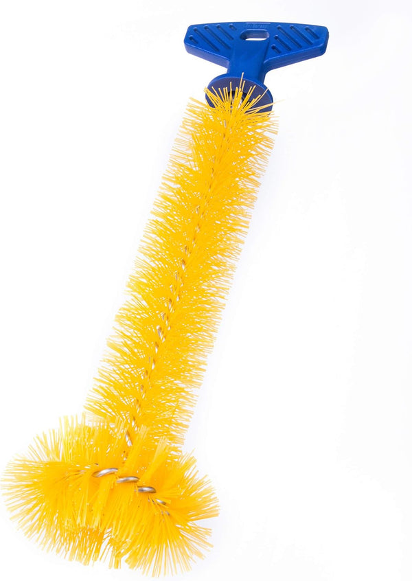 Universal Garbage Disposal Brush, 11-Inches, Sturdy Grip Handle, Yellow