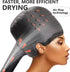 Hooded Hair Dryer Attachment with Integrated Headband, Diffuser Cap for Curly Hair, Speeds Up Drying Time