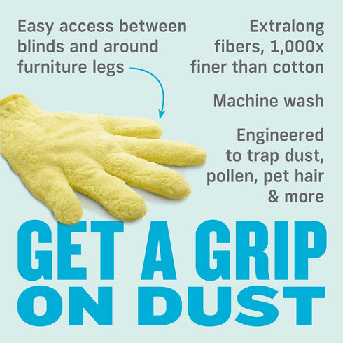 E-Cloth High Performance Dusting Glove, Microfiber Cleaning Cloth for Wood and Leather Surfaces