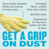 E-Cloth High Performance Dusting Glove, Microfiber Cleaning Cloth for Wood and Leather Surfaces