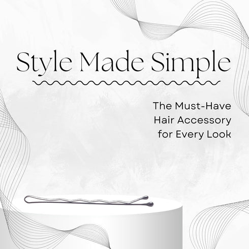 Sta-Rite Bobby Pins, Silver Hair Pins, 60-Count Pack