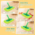 Reusable Microfiber Pads Compatible with Sweeper Mop, Washable Wet Pads Refill & Highly Absorbent Dry Sweeping Cloths