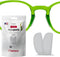 Setex Gecko Grip Ultra-Thin Anti Slip Eyeglass Nose Pads - 5 Clear Pairs, USA Made, 0.6mm x 7mm x 16mm