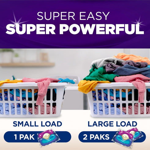 HAMMER 5-IN-1 72 ARM & Plus OxiClean With Odor Blasters Laundry Detergent, Power Paks, Ct
