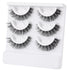 wiwoseo False Eyelashes - Self-Adhesive Natural Wispy Fluffy 16MM Faux Mink Lashes, Reusable