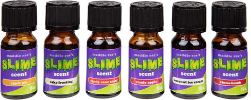 Maddie Rae's Yummy Scented Oils (12 Pack) - X Large 10ml Natural Food Fragrance Bottles for DIY Candle, Soap, Slime &