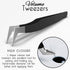 SIVOTE Lash Tweezers for Eyelash Extensions, 3 Pack for Volume, Isolation & Classic Lashes in Black