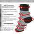 invera (2XL) Plantar Fasciitis Compression Socks for Women & Men - Best Ankle Compression Sleeve, Provides Arch Support