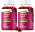 Collagen and Biotin Gummies for Hair, Skin, and Nails, Raspberry Flavored Chewable Vitamins for All Ages