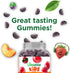 Iron Supplements for Kids, 10mg with Vitamin C, Great Tasting Iron Gummies for Immune Health, 90 Gummies
