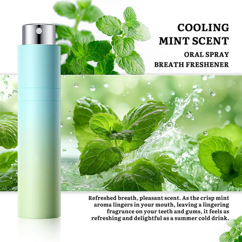 LXTTDABEN 3PCS Fresh Breath Freshener Mouth Spray,Various Flavors Dry Mouth Freshener Spray,Portable Bad Breath Spray