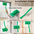 MyLifeUNIT Mesh Screen Cleaner, Detachable Window Screen Cleaning Brush Washing Tool, Windows Screen Cleaner with Wet