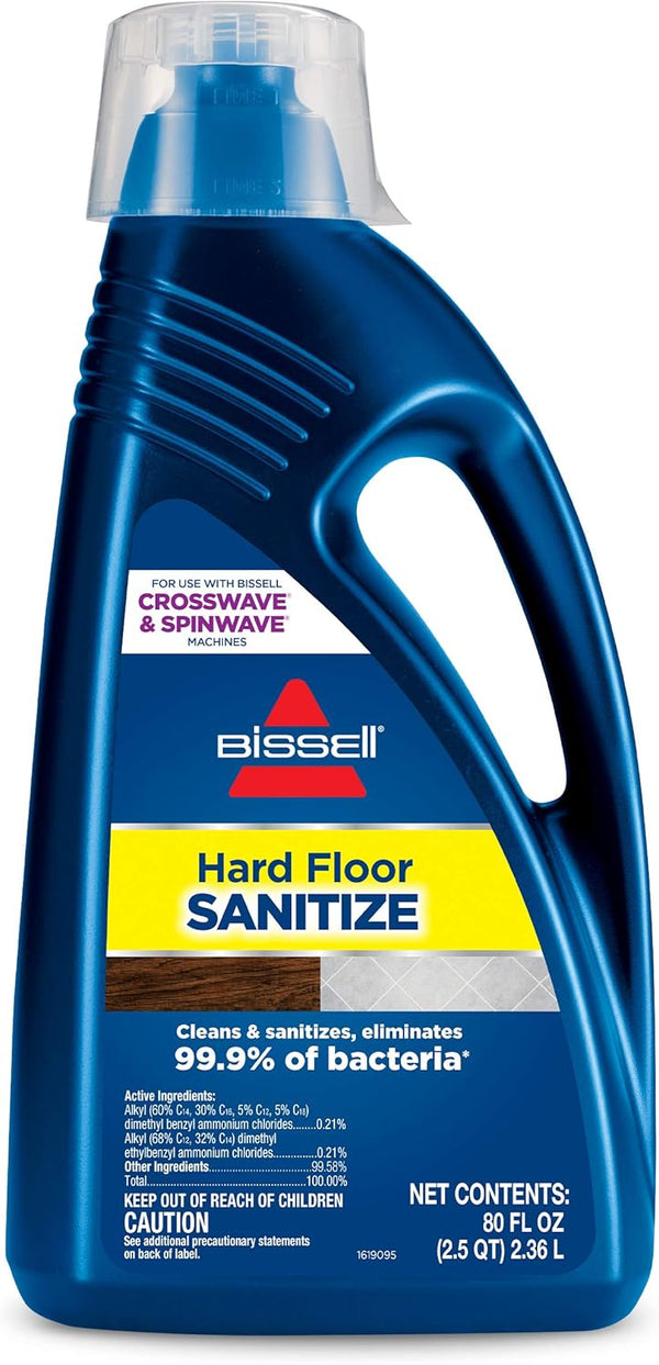 Bissell Hard Floor Sanitize Formula, 80 oz, 2504L, 80 Fl Oz