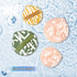 Korean Makeup Powder Puff, Ultra Soft Sponge Puff for Foundation, Concealer, and Powder, 2 Big 2 Small