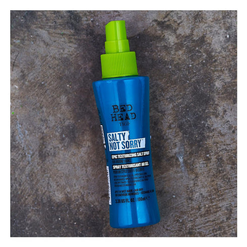 TIGI Bed Head Salty Not Sorry Texturizing Salt Spray, 3.38 fl oz for Natural Undone Hairstyles